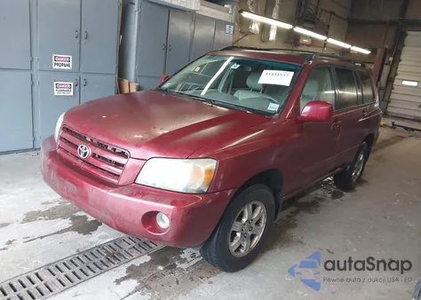 2007 Toyota Highlander V6 из США, поврежденный, VIN JTEEP21A870205947